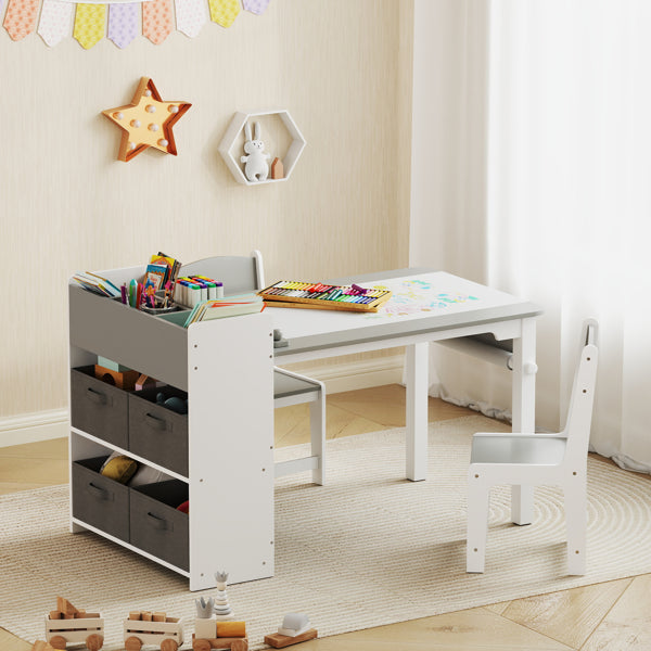Kids desk and chair set