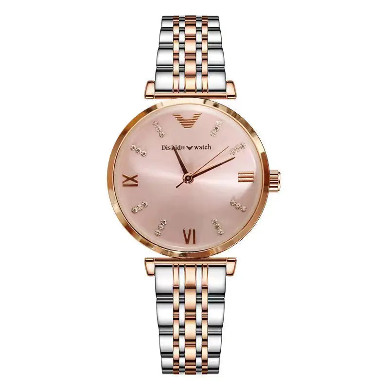 Kafanshi Women's Watch, Minimalist Waterproof Steel Band