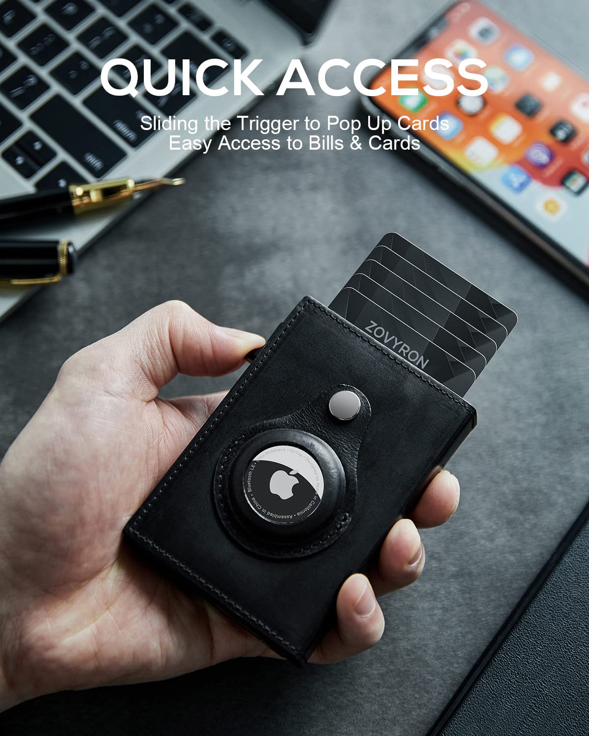 AirTag slim RFID wallet