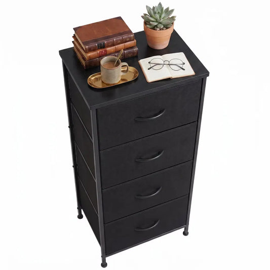 4-drawer fabric dresser