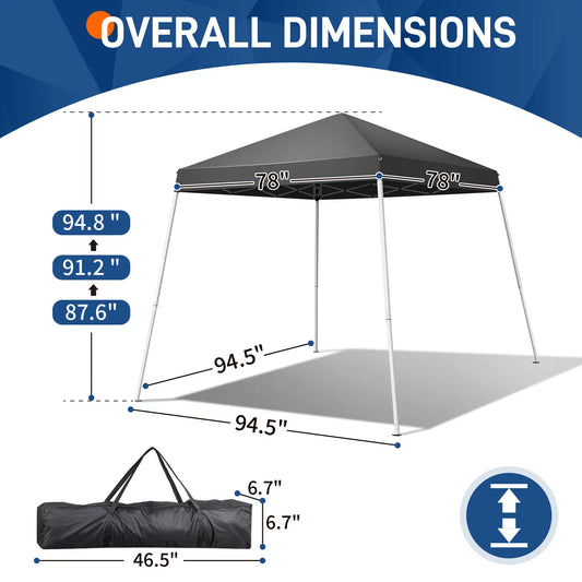 Pop up canopy tent