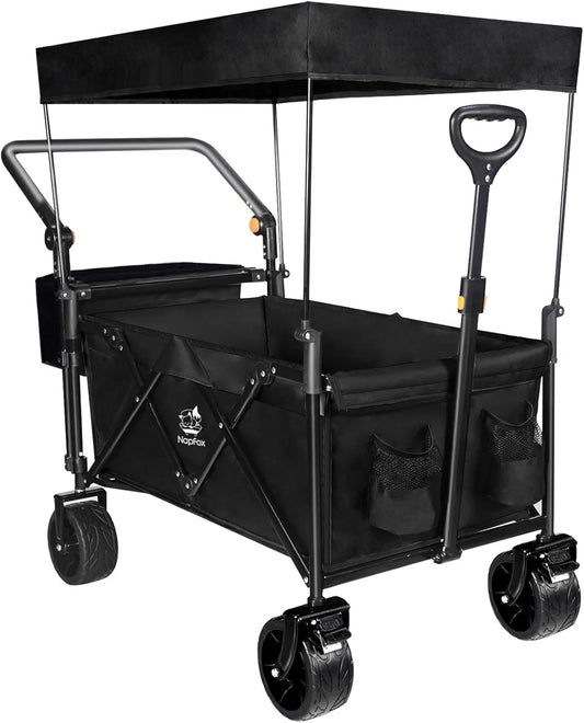 Collapsible wagon with canopy