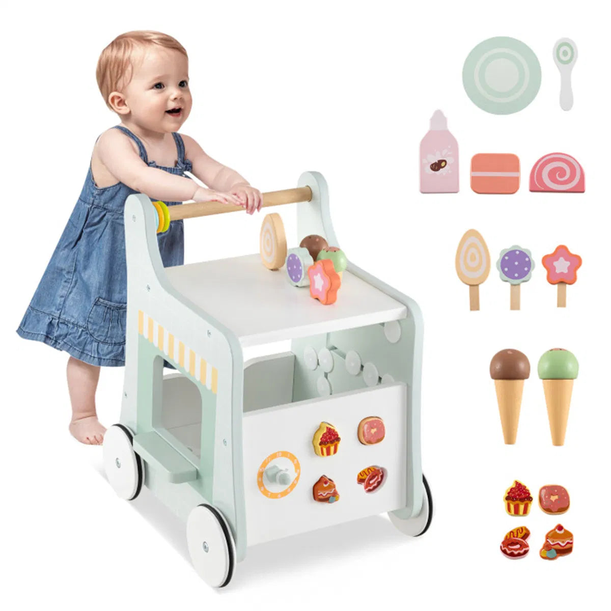 2 in 1 baby activity walker