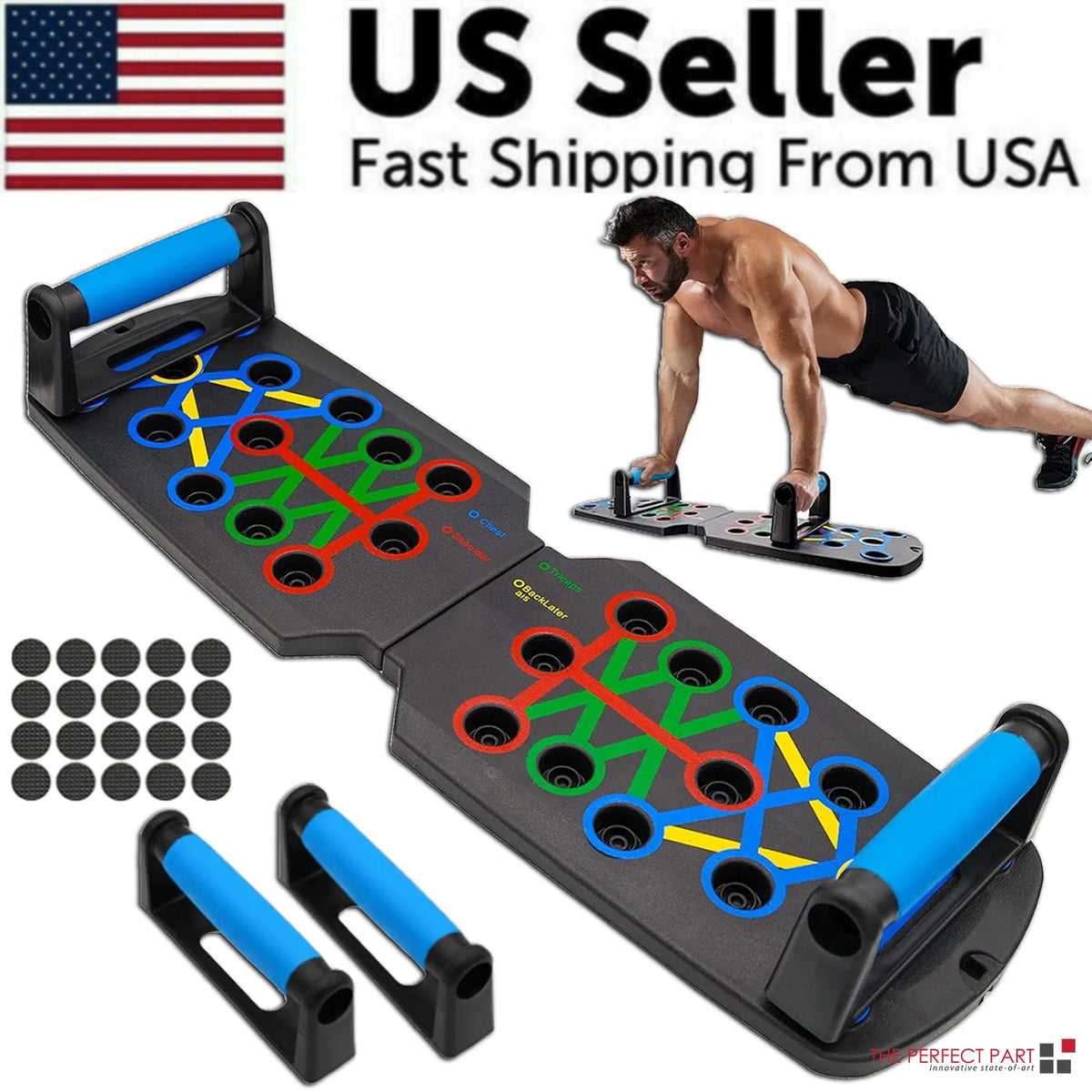 Push up rack board system