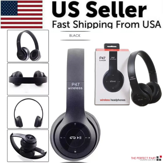 Foldable Bluetooth over-ear headphones