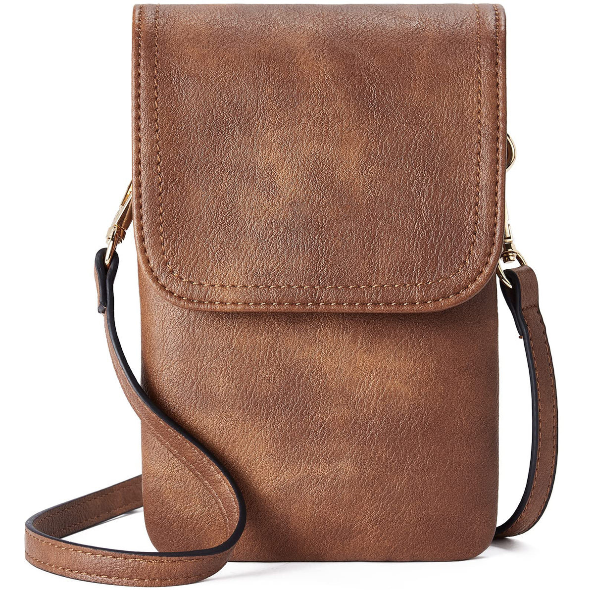 PU leather messenger bag