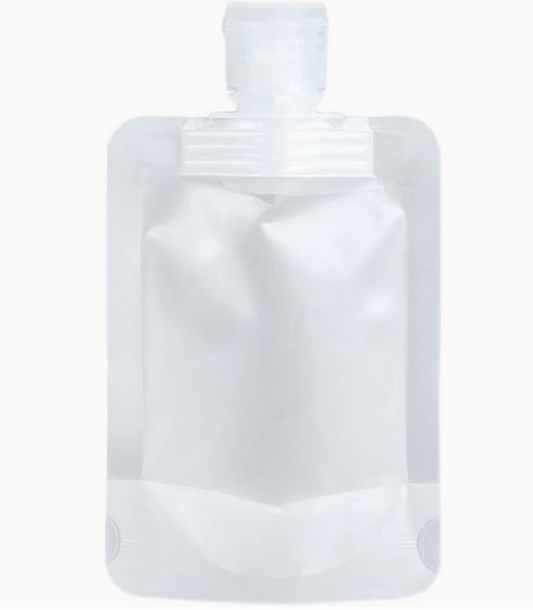 Clear Travel Squeeze Pouches