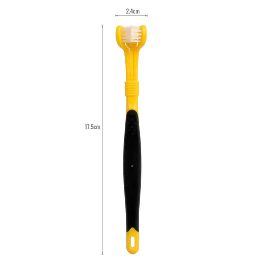 Three-Head Toothbrush for Pet