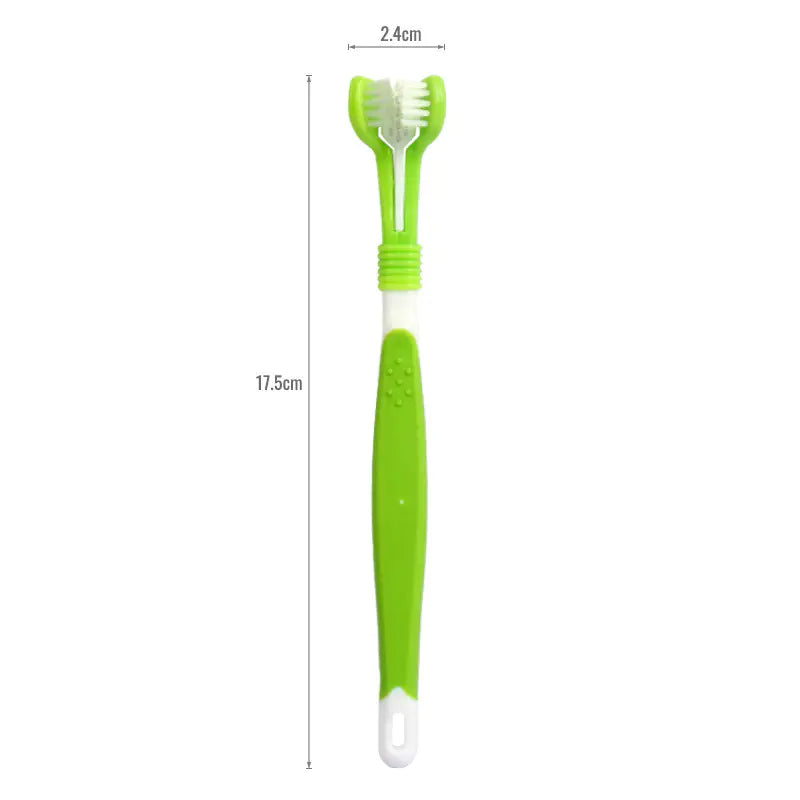 Three-Head Toothbrush for Pet