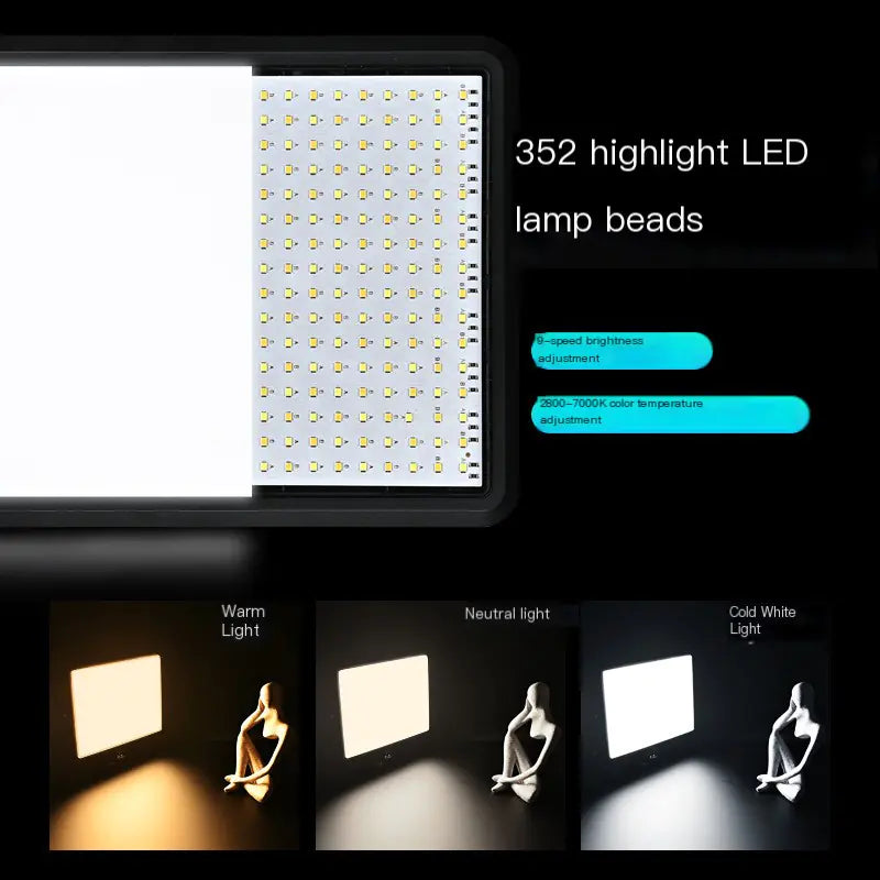 8-Inch LED Live Streaming Light and Photography Panel