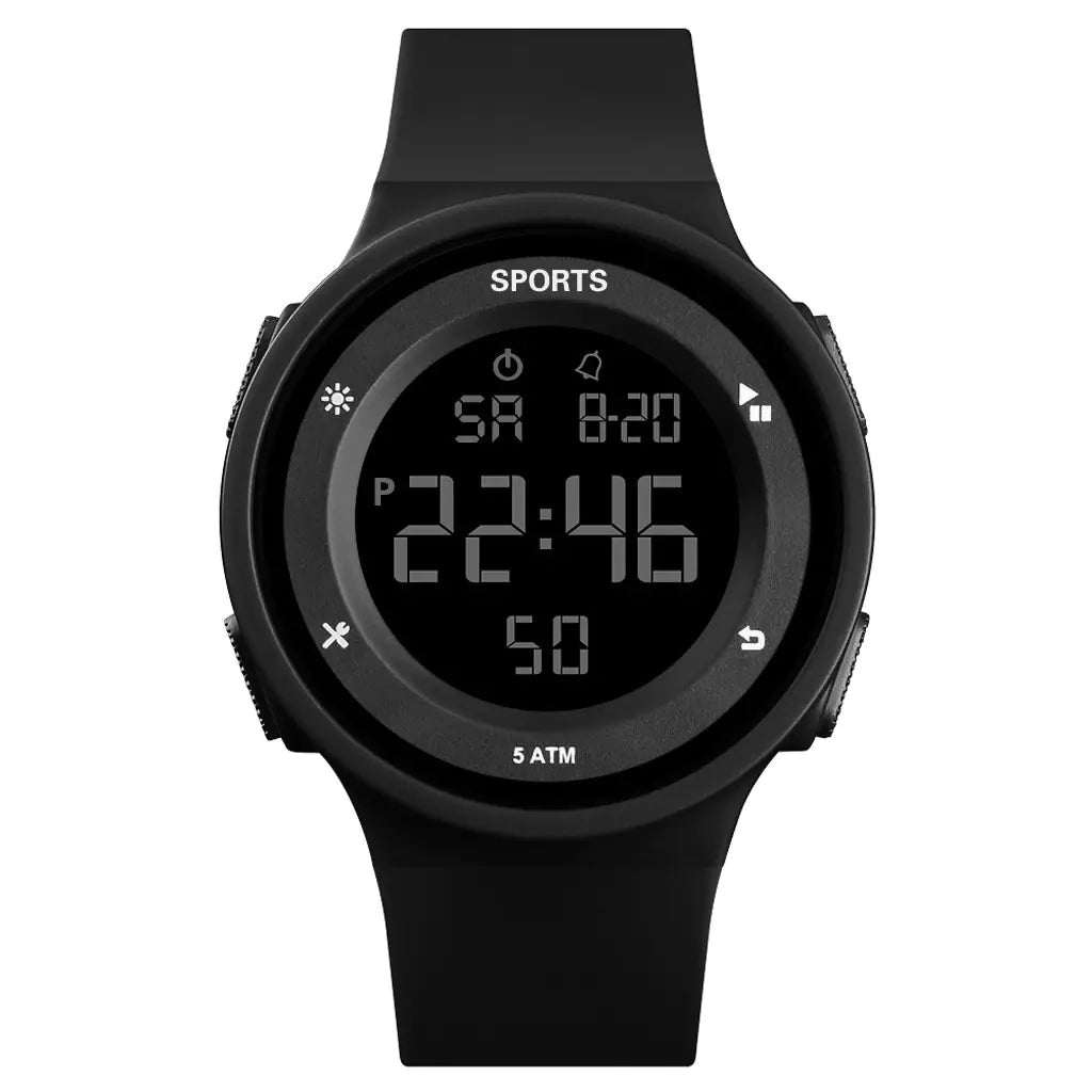 Men's Blue Digital Watch for Students and Kids
