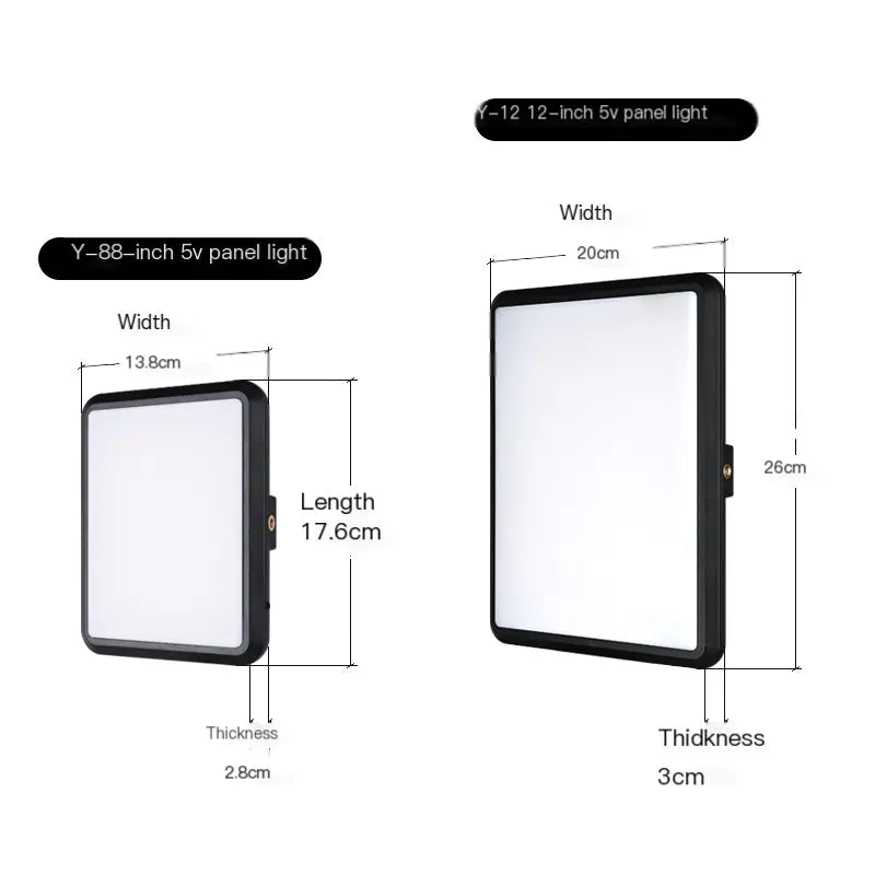 8-Inch LED Live Streaming Light and Photography Panel