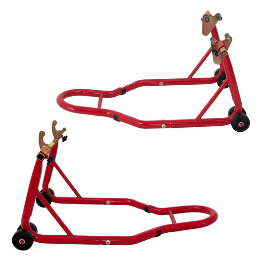 Motorcycle paddock stand combo