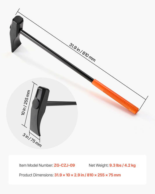 Tire bead breaker wedge tool