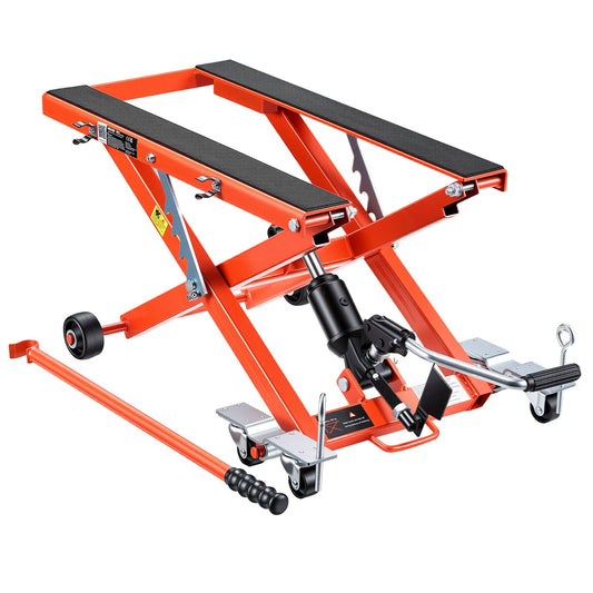 Hydraulic motorcycle lift jack