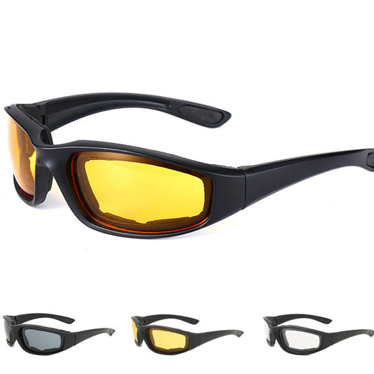 Chopper motorcycle riding glasses set