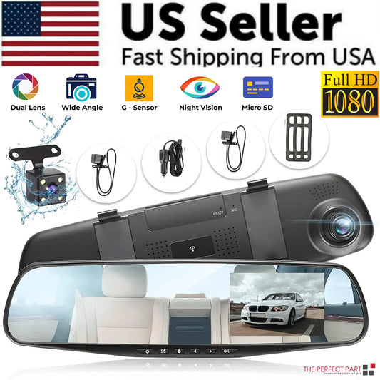 Rearview mirror dash cam