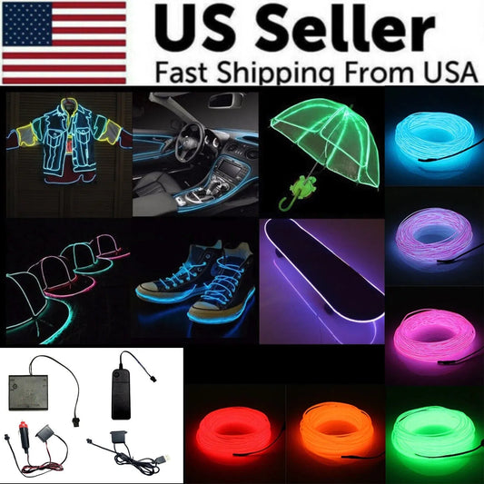 Neon LED car interior light strip