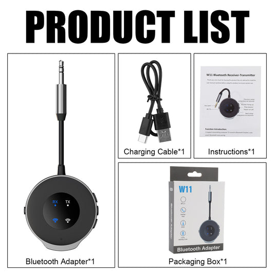 Bluetooth car FM aux adapter