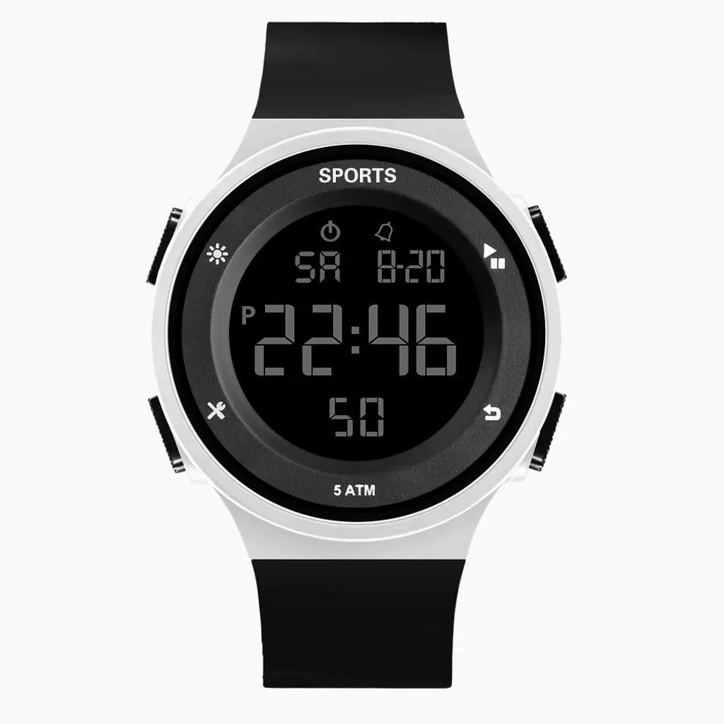 Men's Blue Digital Watch for Students and Kids