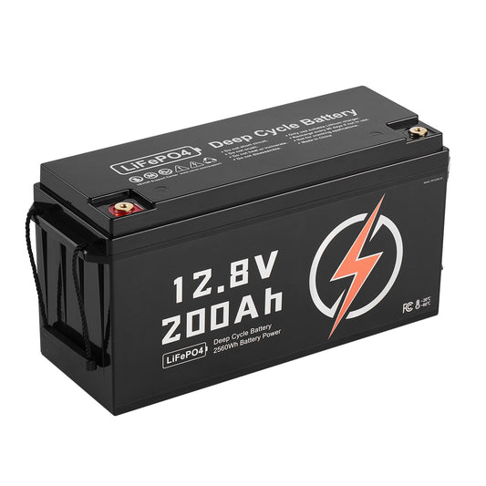 12V 200Ah deep cycle LiFePO4 battery