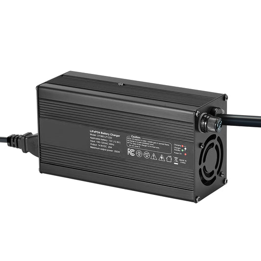 12V 20A LiFePO4 smart battery charger