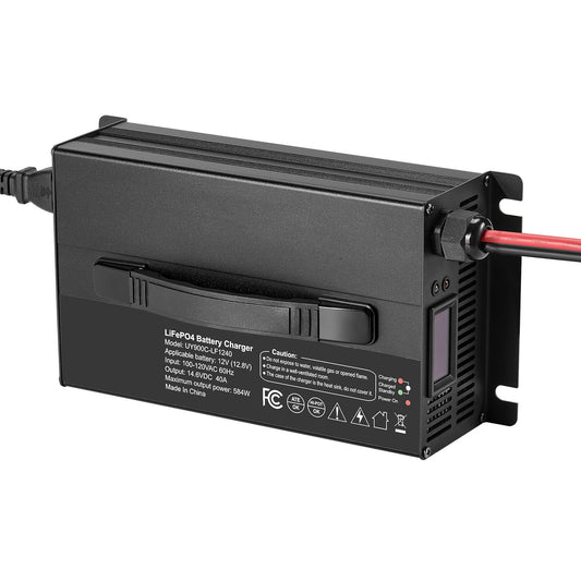 12V 40A LiFePO4 smart battery charger