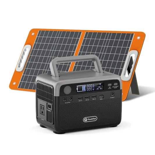Flashfish 300W power station with 60W solar panel