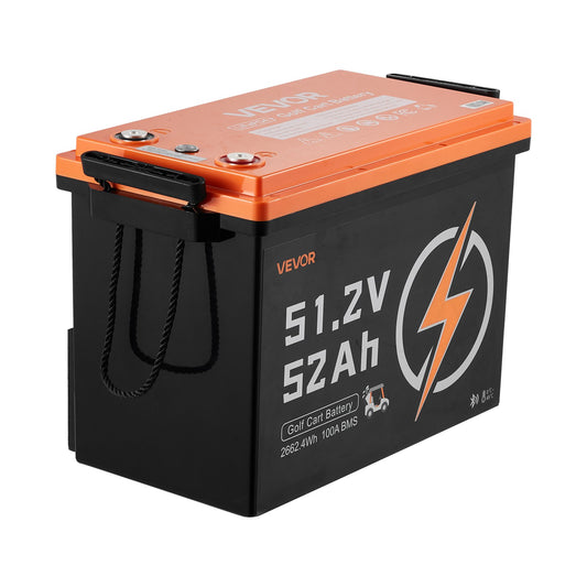 48V 52Ah LiFePO4 golf cart battery kit