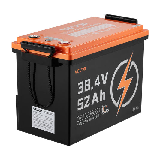36V 52Ah LiFePO4 golf cart battery kit