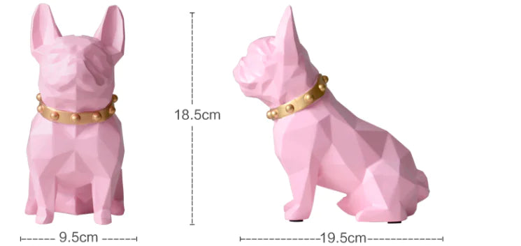 French Bulldog Coin Bank, Piggy Bank, Money Box Nordic Style Simple Geometric Lucky Dog Resin Piggy Bank Adult Children, Bank Coin, Luxury Bank Coin, Saving