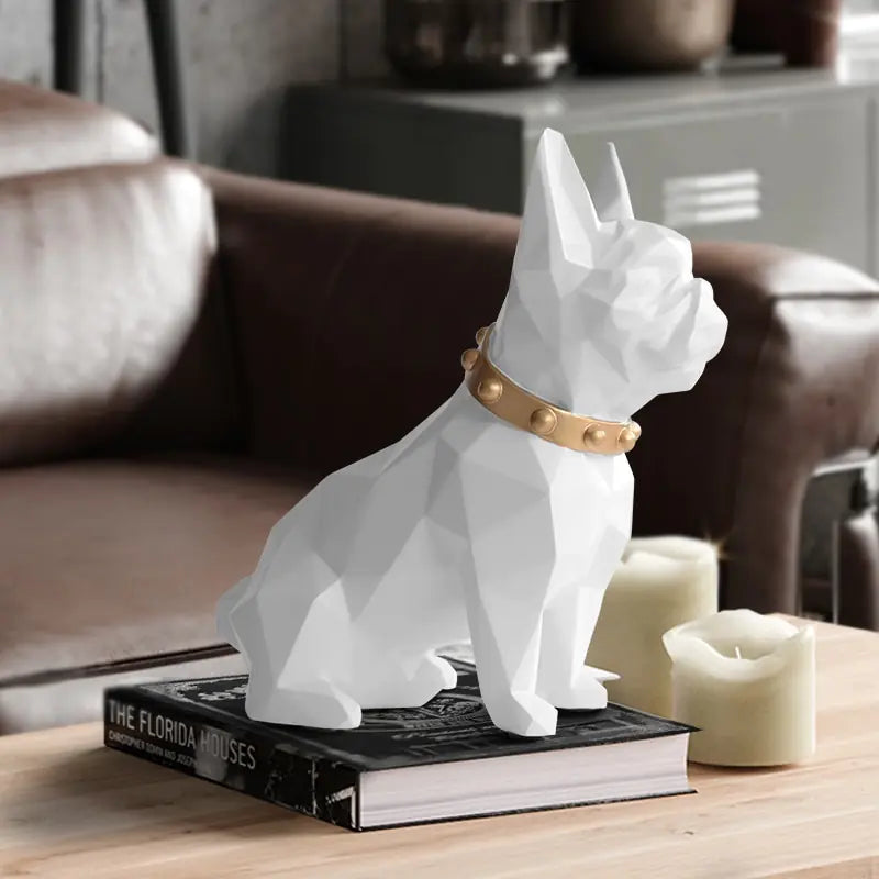 French Bulldog Coin Bank, Piggy Bank, Money Box Nordic Style Simple Geometric Lucky Dog Resin Piggy Bank Adult Children, Bank Coin, Luxury Bank Coin, Saving